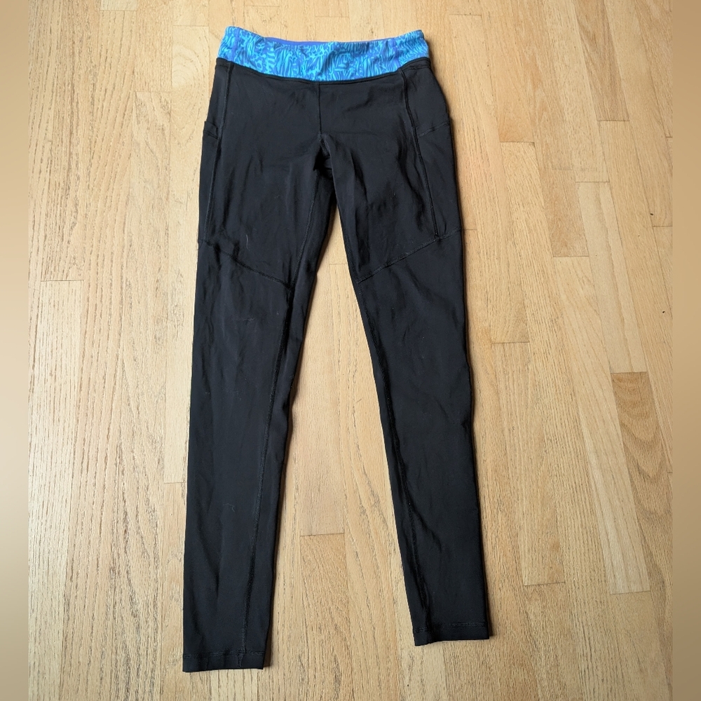 Ivivva Girl's Black Leggings Size 14